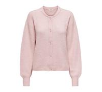 JDY Women's Jdylumi Life L/S Button Cardiga KNT Noos, Light Lilac/Detail: Melange, L