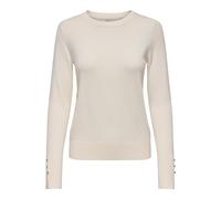 JdY Women's Jdymalou Malou KNT Noos L/S On Button Pullover, Eggnog, XS
