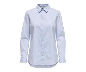 JdY Women's Jdymio L/S Shirt WVN Noos Shirt, Cashmere Blue, 14