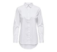 JDY Women's Jdymio L/S Shirt Wvn Noos Blouse, White (White White), 10 (Manufacturer Size: 38)