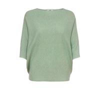 JDY Womens Jdynew Behave Batsleeve Pullov. KNT Noos Sweater, Basil/Detail:Melange, L UK Mint Green