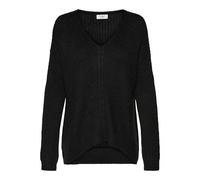 JDY Women's JDYNEW Megan L/S Pullover KNT NOOS Sweater, Black, XL