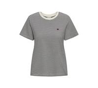 JdY Women's Jdypisa Pisa S/S Print Top JRS Noos, Black, XXL