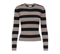 JdY Women's Jdyplum L/S O-Neck Pullover KNT Noos Ribbed Viscose Blend Sweater, Mountain Trail, XL