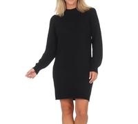 JDY Womens Jdyrue L/S High Neck Dress KNT Noos Dress, Black, M