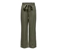JdY Women's JDYSAY MW Linen Belt Pant WVN NOOS Linen Pants, Kalamata,
