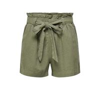 JdY Women's JDYSAY MW Linen Shorts WVN NOOS, Kalamata, 16