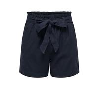 JdY Women's JDYSAY MW Linen Shorts WVN NOOS, Sky Captain, UK 8