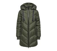 JdY Women's Jdyskylar OTW Noos Padded Hood Jacket Quilted Coat, Forest Night, L