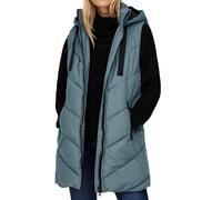 JDY Womens Jdyskylar Skylar Otw Noos Padded Hood Waistcoat, Stormy Weather, M UK