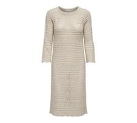 JdY Women's Jdysun Lay 3/4 Boat Neck Dress KNT Noos Knit, Sandshell, XL
