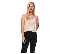 JDY Women's Jdysun Tank Top Noos KNT Pullover Sweater, Tapioca, M