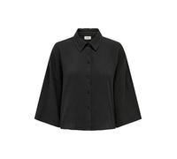 JdY Women's Jdytheis 3/4 Crop Shirt WVN Dia Noos, Phantom, M