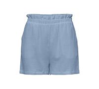 JdY Women's Jdytheis Theis Life Mw Shorts WVN Dia, Soft Chambray, L