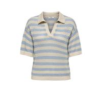 JdY Women's Jdytikka S/S Collar Pullover KNT, Birch, XXL