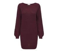 JdY Women's Jdywhitney Whitney Megan L/S Boat Dress KNT Noos, Cabernet, XL