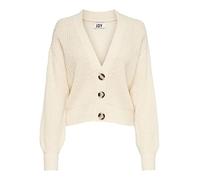 JDY Womens Justy KNT Noos L/S Short Cardigan, Eggnog, XXL UK