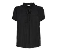 JdY Women's Lima Life S/S Top WVN Noos Blouse, Black, 14