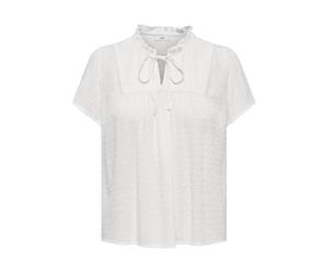 JdY Women's Lima Life S/S Top WVN Noos Blouse, Cloud Dancer, 16