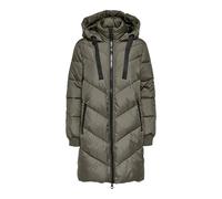 JDY Women's Skylar OTW Noos Padded Hood Jacket Quilted Coat, Vetiver/Detail: Black, M