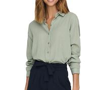 JdY Women's Theis L/S Loose Shirt WVN Noos, Desert Sage, XL