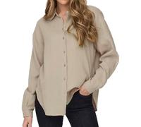 JdY Women's Theis Life L/S Loose Shirt WVN Noos, Oxford Tan, Large