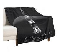 JDYANSHENG Apollo 11 Throw Blanket Blankets Soft Lightweight 100x130cm(40x50in)