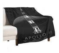 JDYANSHENG Apollo 11 Throw Blanket Blankets Soft Lightweight 130x150cm(50x60in)