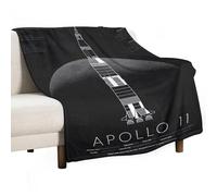 JDYANSHENG Apollo 11 Throw Blanket Blankets Soft Lightweight 150x200cm(60x80in)