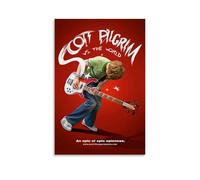 JDYANSHENG Scott Pilgrim Vs. The World Poster Wall Art Aesthetic Cover Poster Design Painting for Living Room Bed Room 12x18inch(30x45cm) Unframe-style
