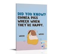 JDyaojiesheng Juliyeh Guinea Pig Poster Wall Art Aesthetic Cover Poster Design Painting for Living Room Bed Room 16x24inch(40x60cm) Frame-style