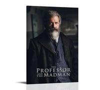 JDyaojiesheng The Professor And The Madman Poster Wall Art Aesthetic Cover Poster Design Painting for Living Room Bed Room 16x24inch(40x60cm) Frame-style