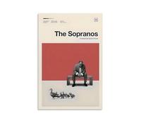 JDyaojiesheng The Sopranos Poster Wall Art Aesthetic Cover Poster Design Painting for Living Room Bed Room 12x18inch(30x45cm) Unframe-style