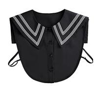 JDYaoYing Lady Half Shirt Blouse Collar Detachable Fake Collar Dickey Collar False Collar for Women Girls