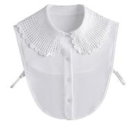 JDYaoYing Lady Half Shirt Blouse Collar Detachable Fake Collar Dickey Collar False Collar for Women Girls
