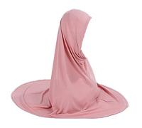 JDYaoYing Muslim Islamic Hijabs Long Turban Cap Head Wrap Scarf Shawl for Women Solid Color Hijab