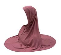 JDYaoYing Muslim Islamic Hijabs Long Turban Cap Head Wrap Scarf Shawl for Women Solid Color Hijab