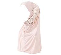 JDYaoYing Turban with floral Muslim scarf hijab Scarf Head Wrap Scarfs For Women Hat