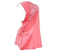 JDYaoYing Turban with floral Muslim scarf hijab Scarf Head Wrap Scarfs For Women Hat