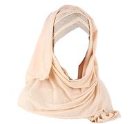 JDYaoYing Women Sequins Hijab Muslim Head Wrap Scarf Islamic Shawl Long Turban Cap Head Cover