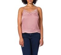 JDY Women's Jdyappa New Singlet WVN Noos Top, Woodrose/Detail:DTM Lace, 14