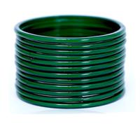 JD'Z COLLECTION Indian Bangles Plain Glass Bangles For Women | Handmade Jewelry | Set of 12 | Perfect for Casual Wear, 2.4 (Small- Inner Dia- 2.25 inch), Glass, no gemstone