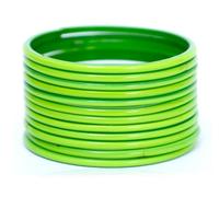 JD'Z COLLECTION Indian Bangles Plain Glass Bangles For Women | Handmade Jewelry | Set of 12 | Perfect for Casual Wear, 2.4 (Small- Inner Dia- 2.25 inch), Glass, no gemstone
