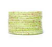 JD'Z COLLECTION Indian Jewelry Bangles For Women,Glass Bangles For Every Ocassions Authentic Handmade Textured Marvel Design,Best For Dailywear Purpose,Set Of 12, 2.4, Glass, not apply