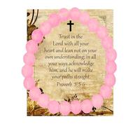 JD'Z COLLECTION Trust in the Lord Inspirational Bracelet for Women - Inspirational Gift for Birthday, Christian Gifts for Women, Unique Gifts for Birthday, Mom, Grandma Religious Bracelet