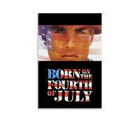 JDzenpingzsz Born on The Fourth of July Poster Wall Art Aesthetic Cover Poster Design Painting for Living Room Bed Room 20x30inch(50x75cm) Unframe-style