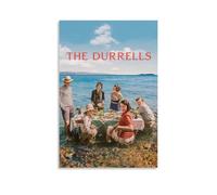 JDzenpingzsz Comedy Drama The Durrells Minimalist Vintage TV Series Poster Print Painting for Bedroom Canvas Wall Art Aesthetic Decorative16x24inch(40x60cm) Unframe-style