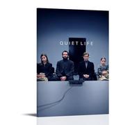 JDzenpingzsz Quiet Poster Life Drama Minimalist Vintage Movie Poster Wall Art Aesthetic Cover Poster Design Painting for Living Room Bed Room 16x24inch(40x60cm) Frame-style
