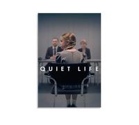 JDzenpingzsz Quiet Poster Life Drama Minimalist Vintage Movie Poster Wall Art Aesthetic Cover Poster Design Painting for Living Room Bed Room 24x36inch(60x90cm) Unframe-style