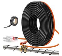 JDZKOMKE 5W/FT 120V Pipe Heat Tape 24FT (3FT-200FT) - Freeze Protection Heating Cable for Metal/Plastic Water Pipes, Maintains Flow at -40°F